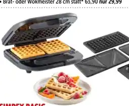 Interspar Simpex Basic Waffel-Sandwichtoaster 4-in-1 Angebot