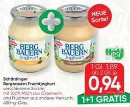 SPAR Gourmet Schärdinger Bergbauern Joghurt Angebot