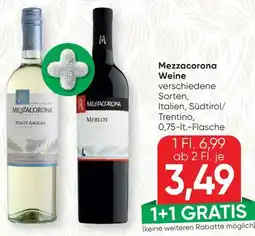 SPAR Gourmet Mezzacorona Weine Angebot