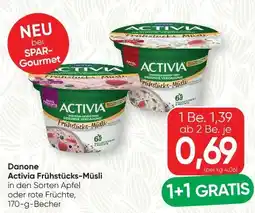 SPAR Gourmet Danone Activia Frühstücks-Müsli Angebot