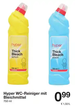 Zeeman Hyper WC-Reiniger mit Bleichmittel Angebot
