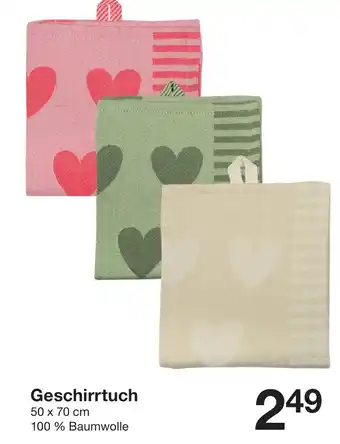 Zeeman Geschirrtuch Angebot