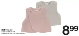 Zeeman Babyweste Angebot