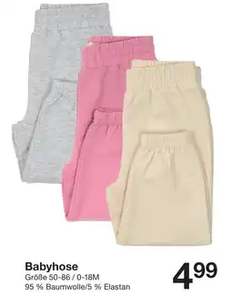 Zeeman Babyhose Angebot