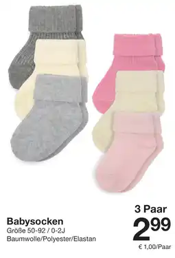 Zeeman Babysocken Angebot