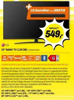 Expert 55" NANO-TV Angebot