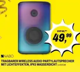 Expert Tragbarer wireless audio-partylautsprecher mit lichteffekten, ipx5 wasserdicht Angebot