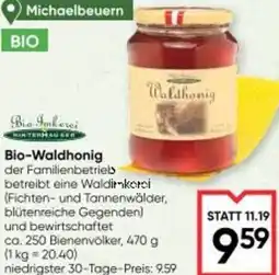 Maximarkt Bio-Waldhonig Angebot