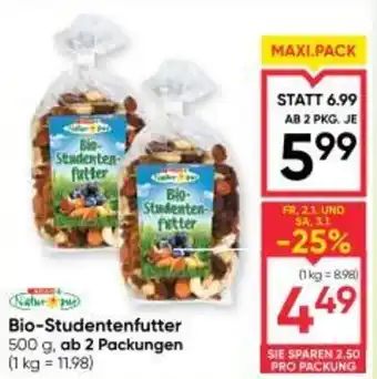 Maximarkt Bio-Studentenfutter Angebot