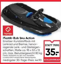 Maximarkt Plastik-Bob Sno Action Angebot