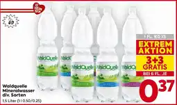 Billa Waldquelle Mineralwasser Angebot