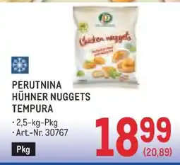 Metro PERUTNINA HÜHNER NUGGETS TEMPURA Angebot