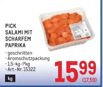 Pick Salami mit scharfem Paprika