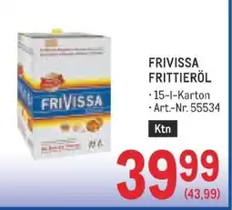 Metro Frivissa Frittieröl Angebot