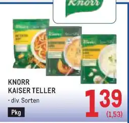 Metro KNORR KAISER TELLER Angebot