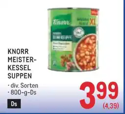 Metro KNORR MEISTER-KESSEL SUPPEN Angebot