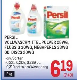 Metro Persil Angebot