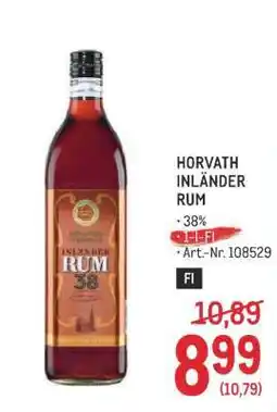 Metro Horvath Inländer Rum Angebot