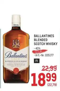 Metro Ballantines Blended Scotch Whisky Angebot