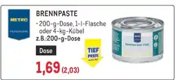 Metro BRENNPASTE Angebot