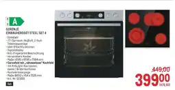 Metro GORENJE EINBAUHERDSET STEEL SET 4 Angebot