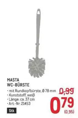 Metro MASTA WC-BÜRSTE Angebot