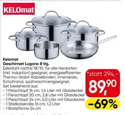 Eurospar Kelomat Geschirrset Lugano 8 tlg Angebot