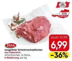Eurospar ausgelöster Schweinsschopfbraten Angebot