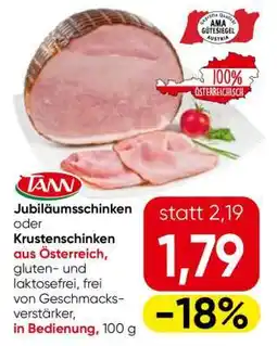 Eurospar Jubiläumsschinken oder Krustenschinken aus Österreich Angebot