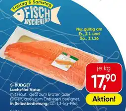 Eurospar S-BUDGET Lachsfilet natur Angebot