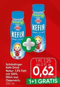 Eurospar Schärdinger Kefir Drink Natur 1,5% Fett Angebot