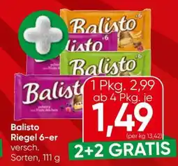 Eurospar Balisto Riegel 6-er Angebot