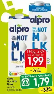 Eurospar Alpro Not M*lk Drink Angebot