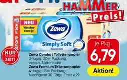 Eurospar Zewa Comfort Toilettenpapier Angebot
