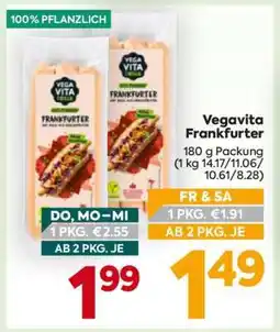 Billa Vegavita Frankfurter Angebot