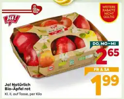 Billa Ja! Natürlich Bio-Äpfel rot Angebot