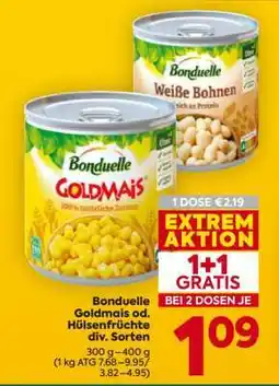 Billa Bonduelle Goldmais od. Hülsenfrüchte div. Sorten Angebot