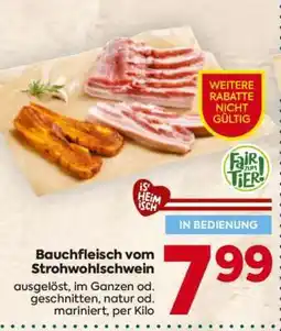 Billa Bauchfleisch vom Strohwohlschwein Angebot
