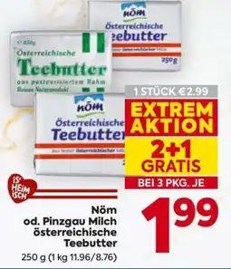 Billa Nöm od. Pinzgau Milch österreichische Teebutter Angebot