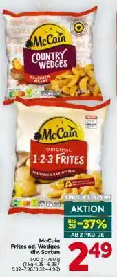 Billa McCain Frites od. Wedges div. Sorten Angebot
