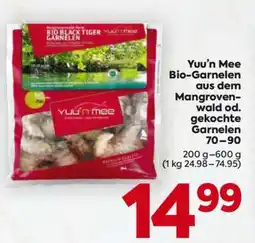 Billa Yuu’n Mee Bio-Garnelen aus dem Mangrovenwald od. gekochte Garnelen 70–90 Angebot