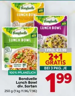 Billa Bonduelle Lunch Bowl div. Sorten Angebot