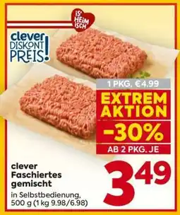 Billa clever Faschiertes gemischt Angebot