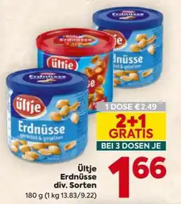 Billa Ültje Erdnüsse div. Sorten Angebot
