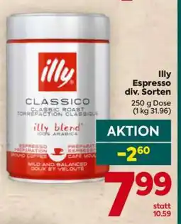 Billa Illy Espresso div. Sorten Angebot