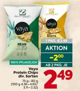 Billa Vaya Protein Chips div. Sorten Angebot