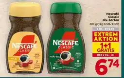 Billa Nescafé Classic div. Sorten Angebot