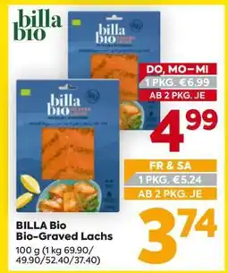 Billa BILLA Bio Bio-Graved- Lachs Angebot
