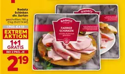 Billa Radatz Schinken div. Sorten Angebot