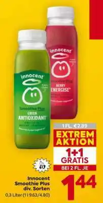 Billa Innocent Smoothie Plus div. Sorten Angebot